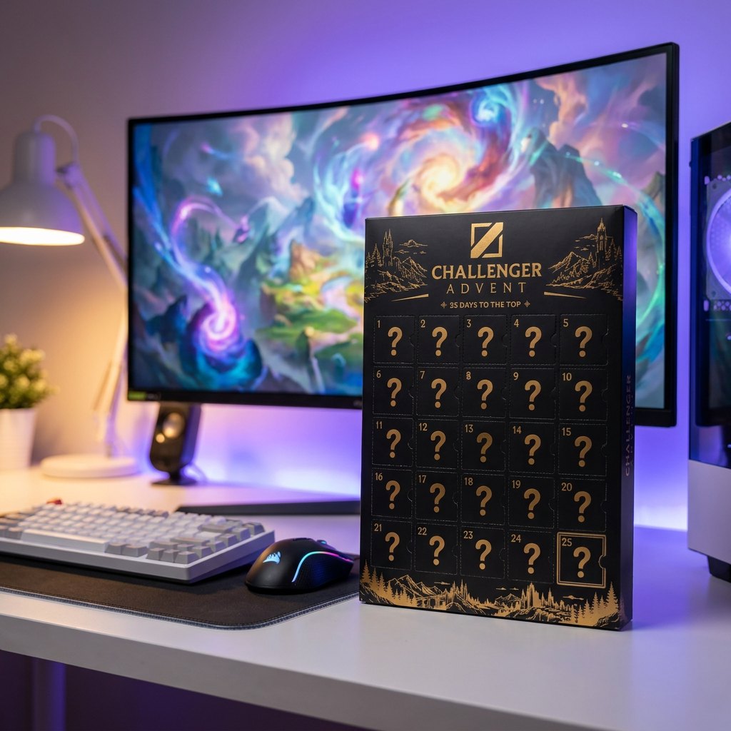 Calendrier sur un bureau gamer